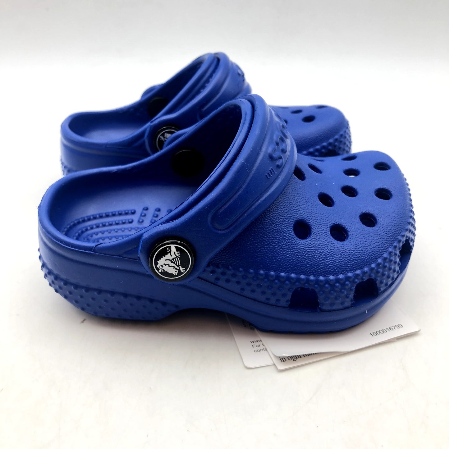Crocs Boys Classic Littles Clogs Size C2/C3  Blue NWB