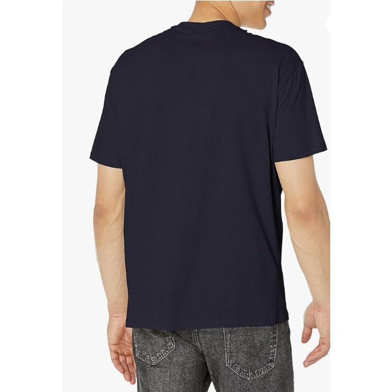 ARMANI EXCHANGE Men's Logo T-Shirt Medium Navy Blue Slim Fit Short Sleeve NWOT