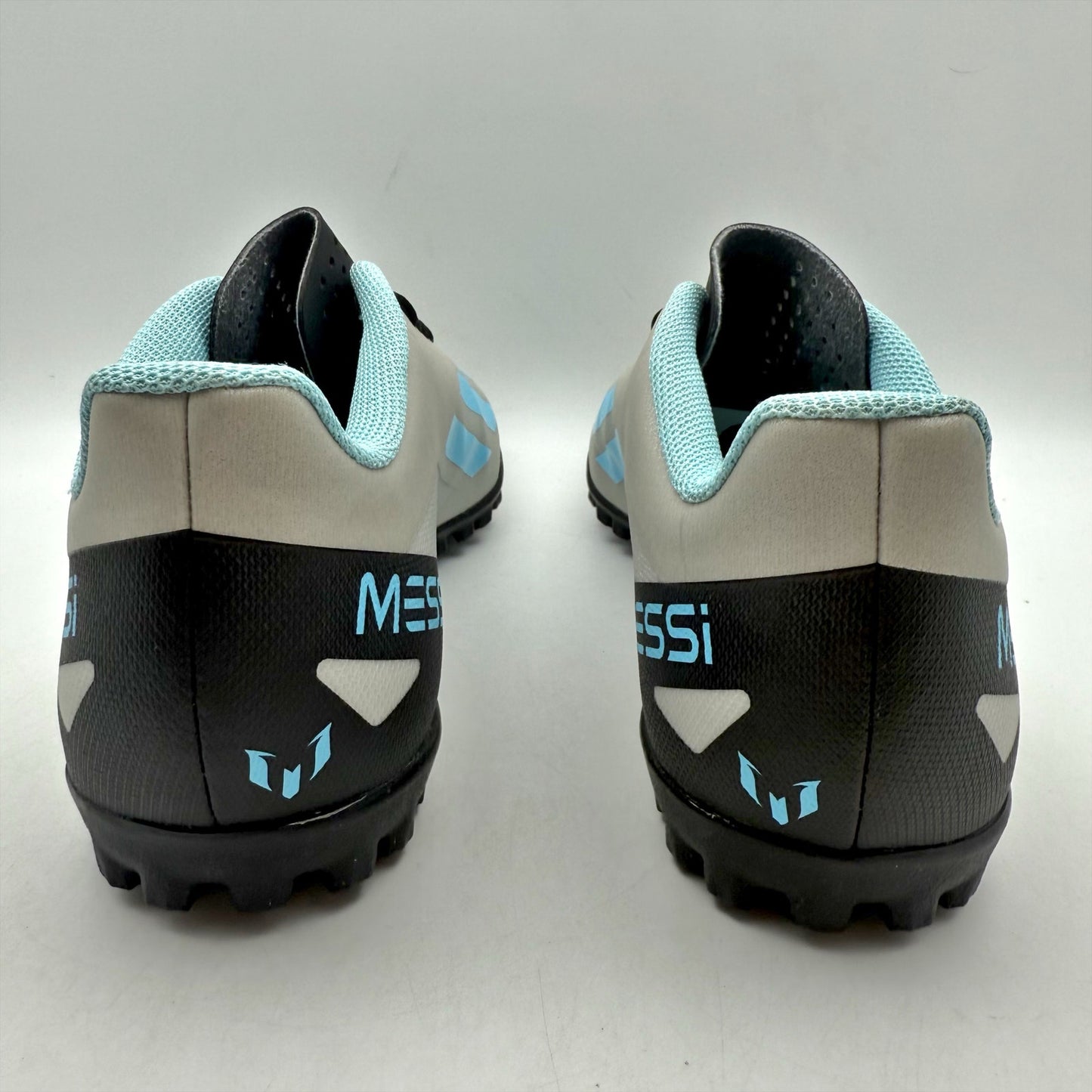 Adidas Men X Crazyfast Messi.4 Turf Soccer Cleat US 9.5 Blue Silver NWOB