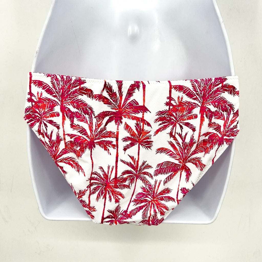 TOMMY BAHAMA Island Cays Hipster Bikini Bottom XS Pink Maui Print Reversible NWT