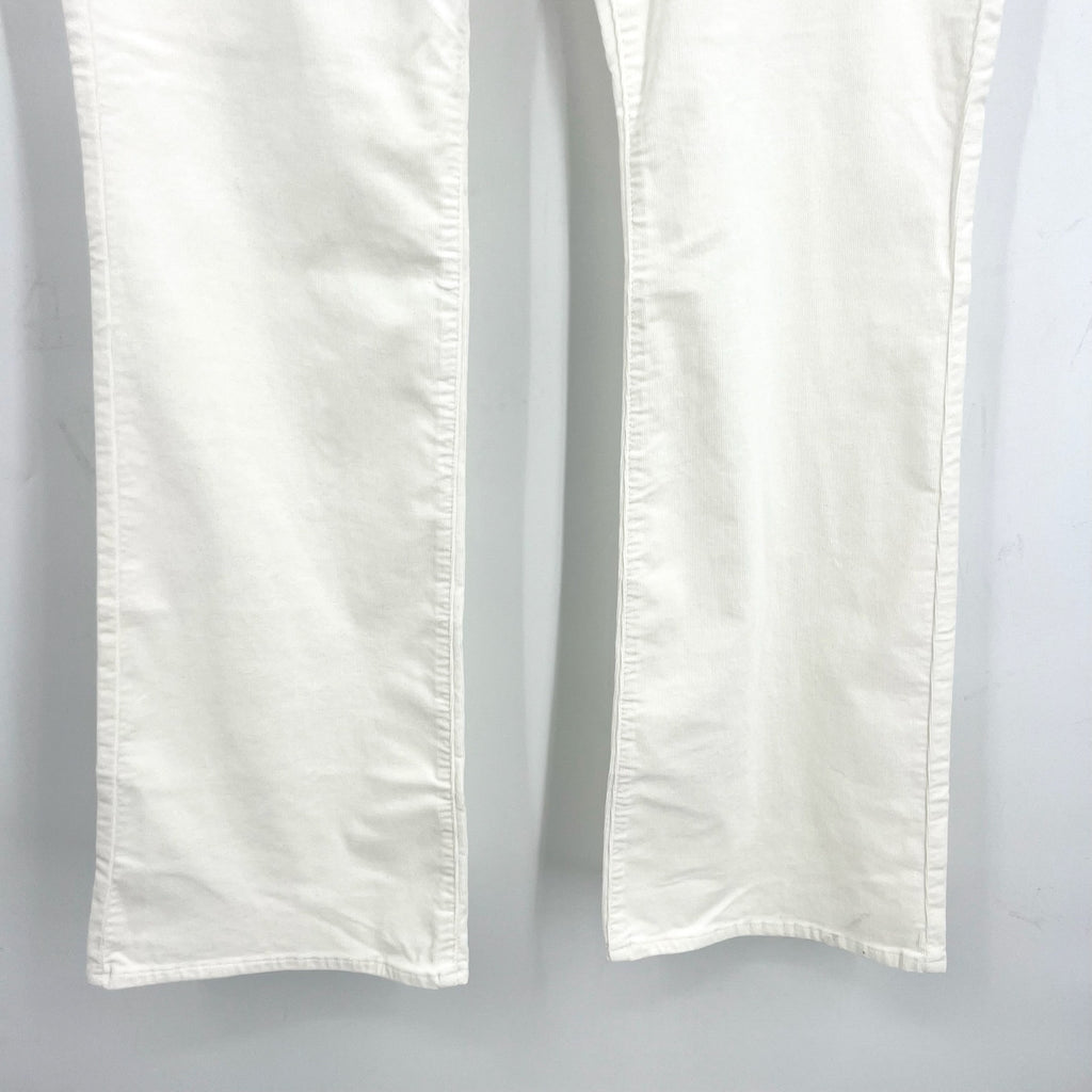 KUT FROM THE KLOTH Womens Karen Baby Bootcut Jeans Size 16 White Pearl Denim NWT