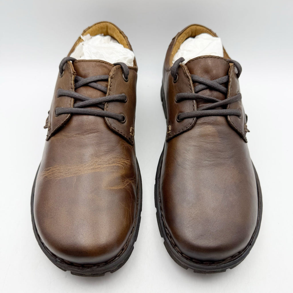 Born Mens Soledad Shoes US 9.5 M EU 42.5 Brown Leather Lace Up Casual NWOB