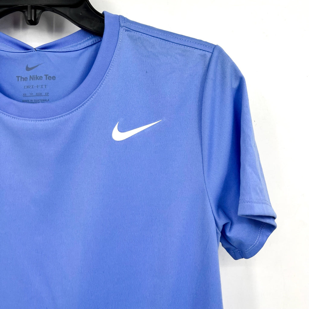 NIKE Women's Dri-FIT Legend T-Shirt XS Blue Light Sapphire Short Sleeve NWT