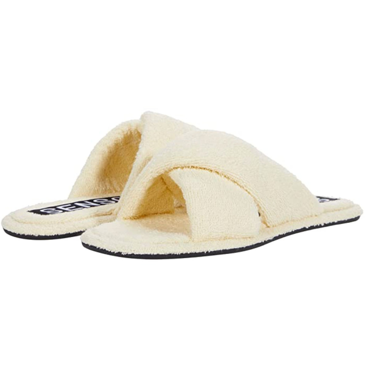Senso Women's Inka IV Slide Sandals EU 36 US 6 Cream White Cotton NWOB