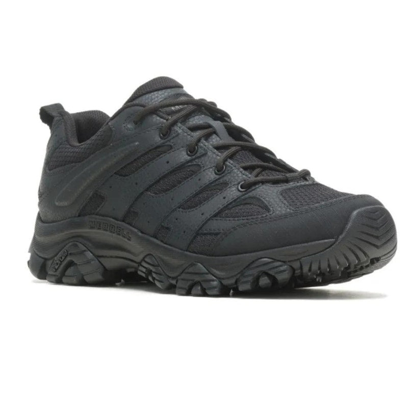 Merrell Moab 3 Tactical Work Sneakers Mens 4 Womens 5.5 wide Black Leather NIB