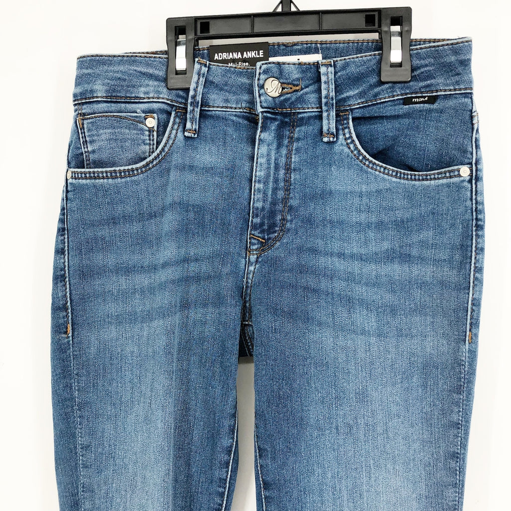 MAVI Womens Adriana Ankle Jeans Size 25 Blue Mid Rise Super Skinny Supersoft NWT