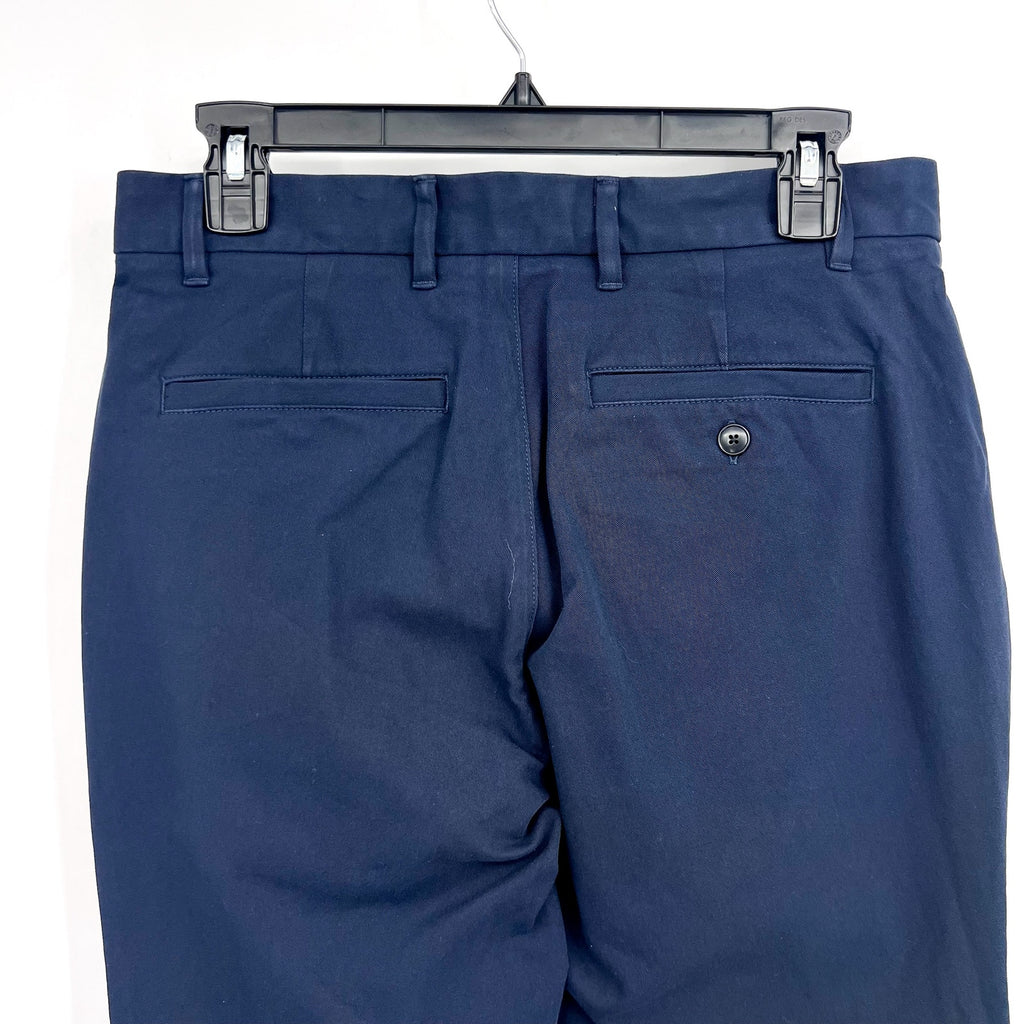 EVERLANE Men's Uniform Performance Chino 30x28 Navy Blue Slim Fit Pants NWT