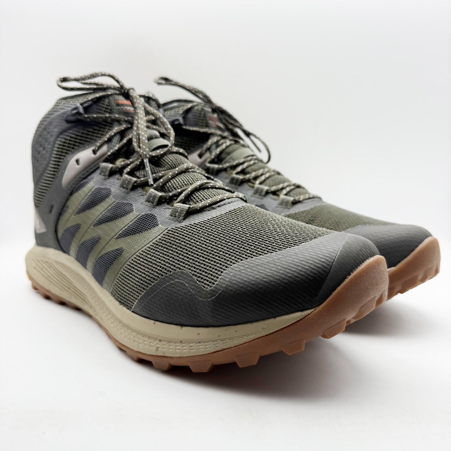 Merrell Mens Nova 3 Mid Hiking Sneakers US 15 Green GORE-TEX Waterproof NIB