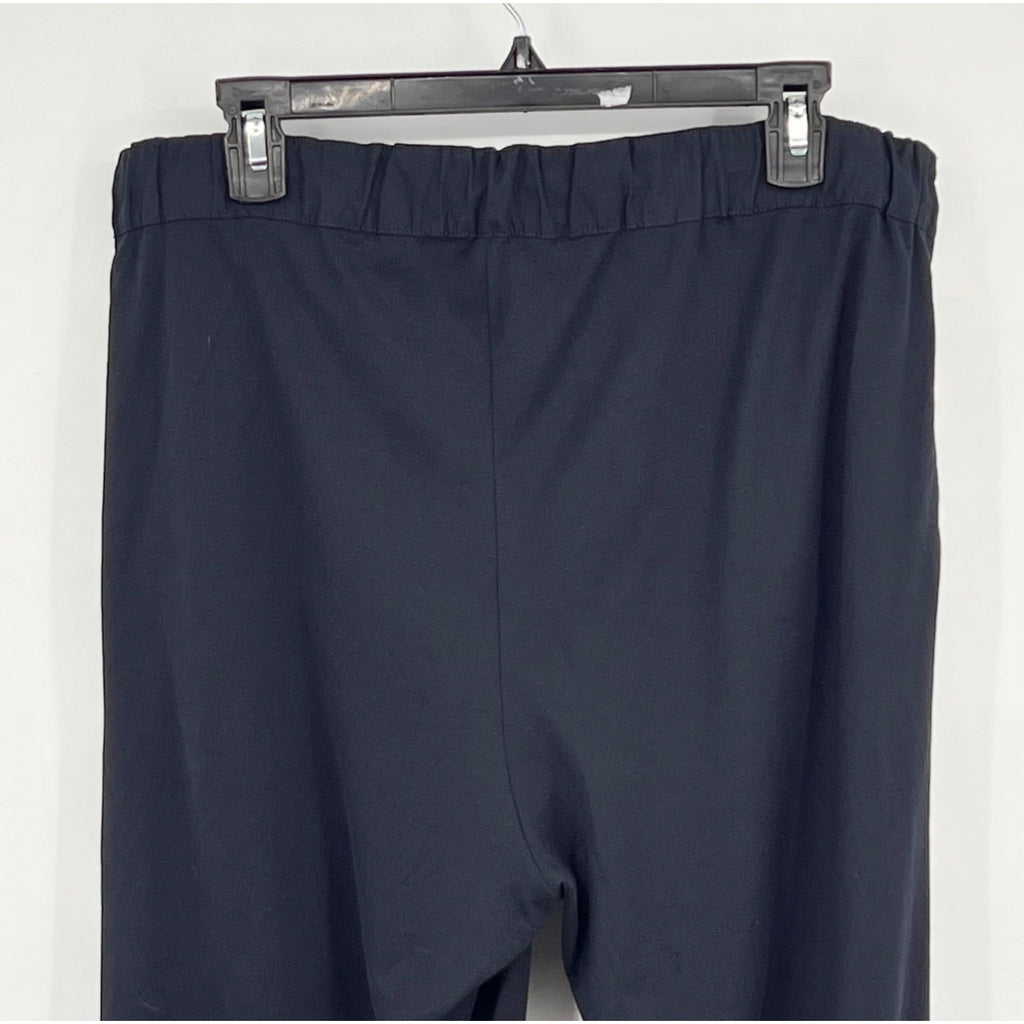 HANRO Men's Night & Day Long Cotton Pants XL Navy Blue Drawstring Pockets NWOT