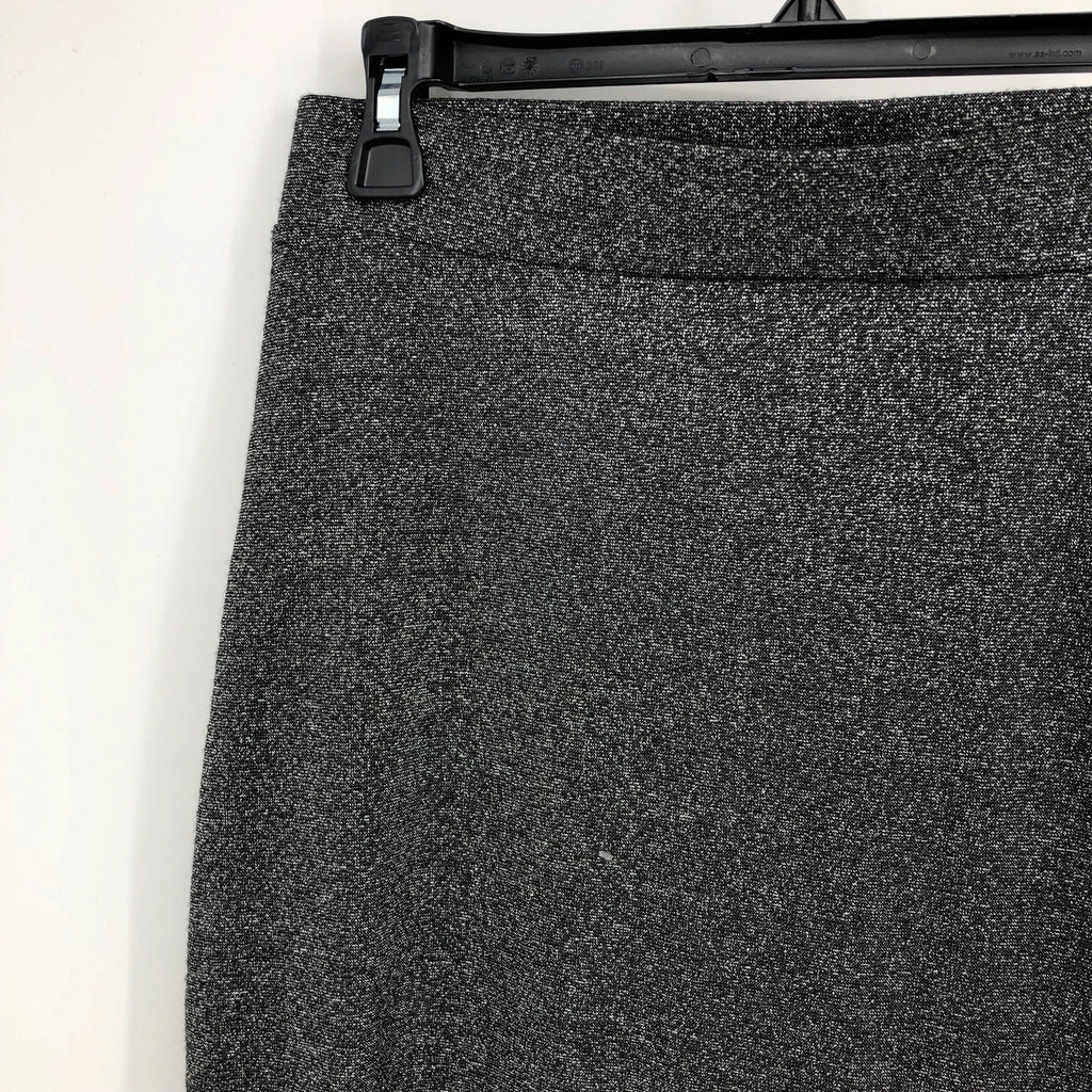 1.State Women's Sparkle Midi Skirt Small Rich Black Small Pull-On Side Slit NWOT