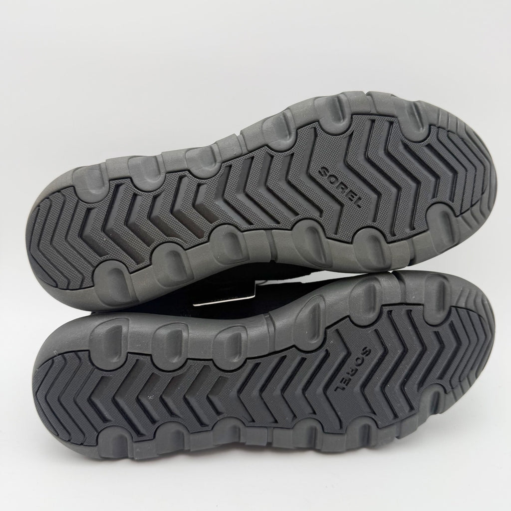Sorel Women Explorer Next Drift Bootie US 9.5 EU 40.5 Black Suede Waterproof NIB