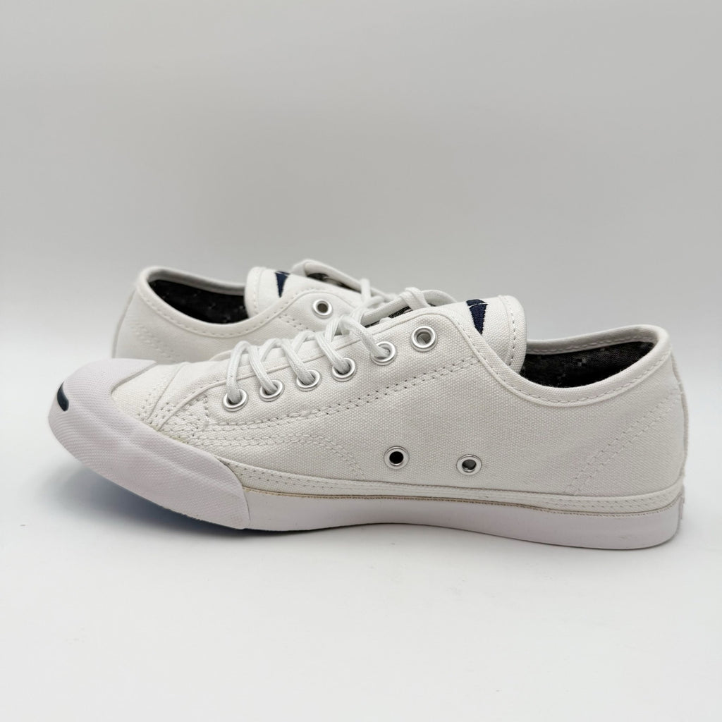 Converse Womens Jack Purcell Casual Low Sneakers Size 6.5 White Canvas NIB