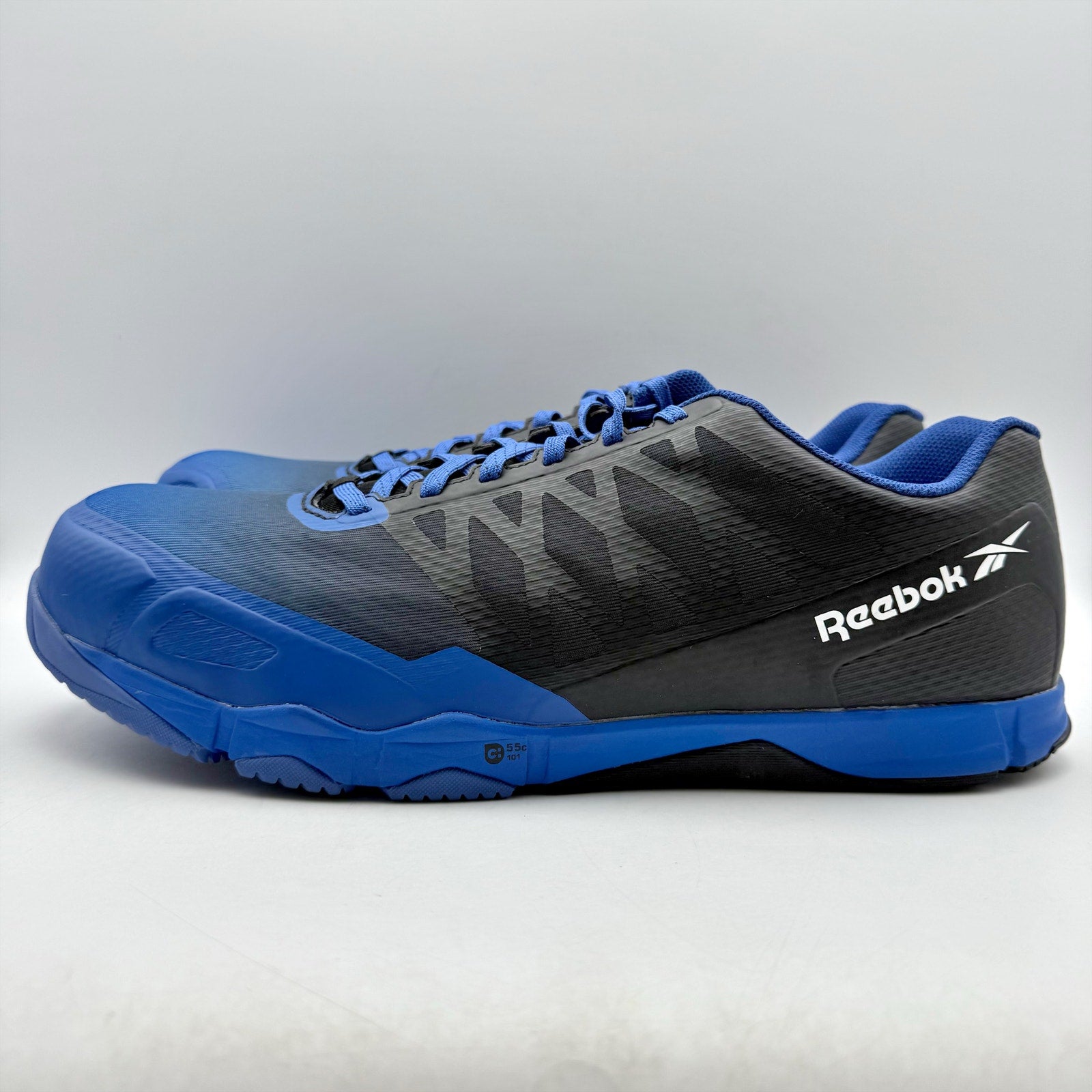 Reebok Work Mens Speed TR Work Sneakers Size 16 Blue Black SR EH Comp Toe NIB
