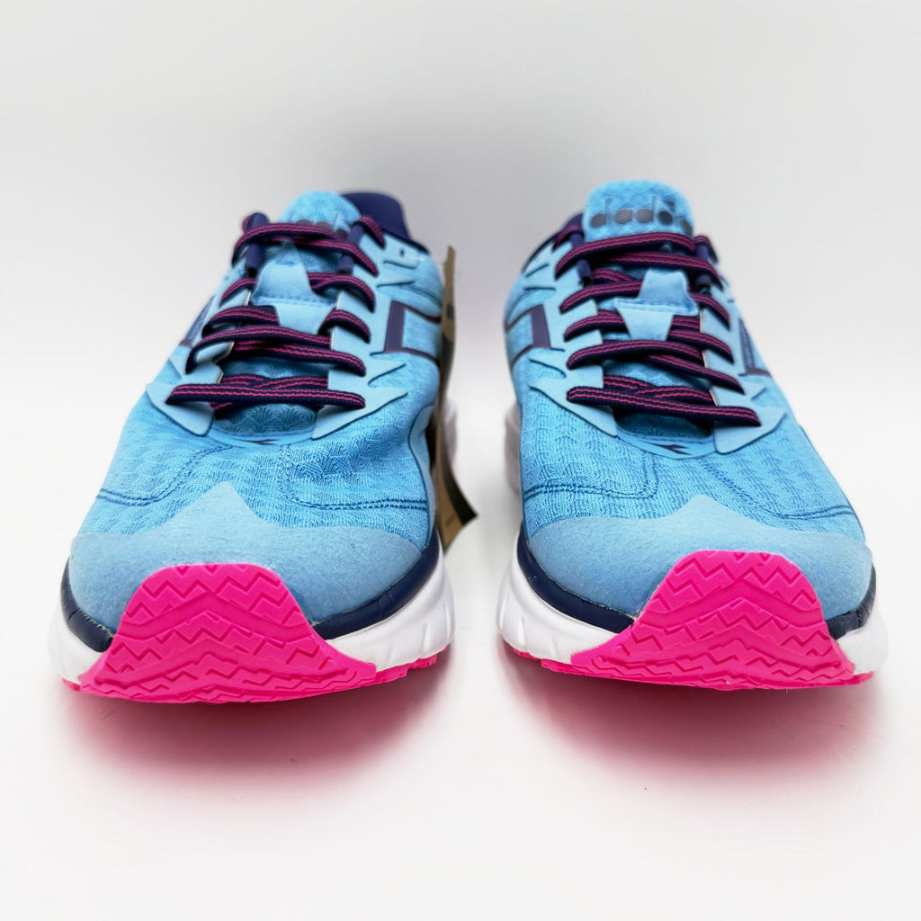 Diadora Womens Equipe Nucleo Running Shoes Size 11.5 EU 43 Blue Pink NWOB