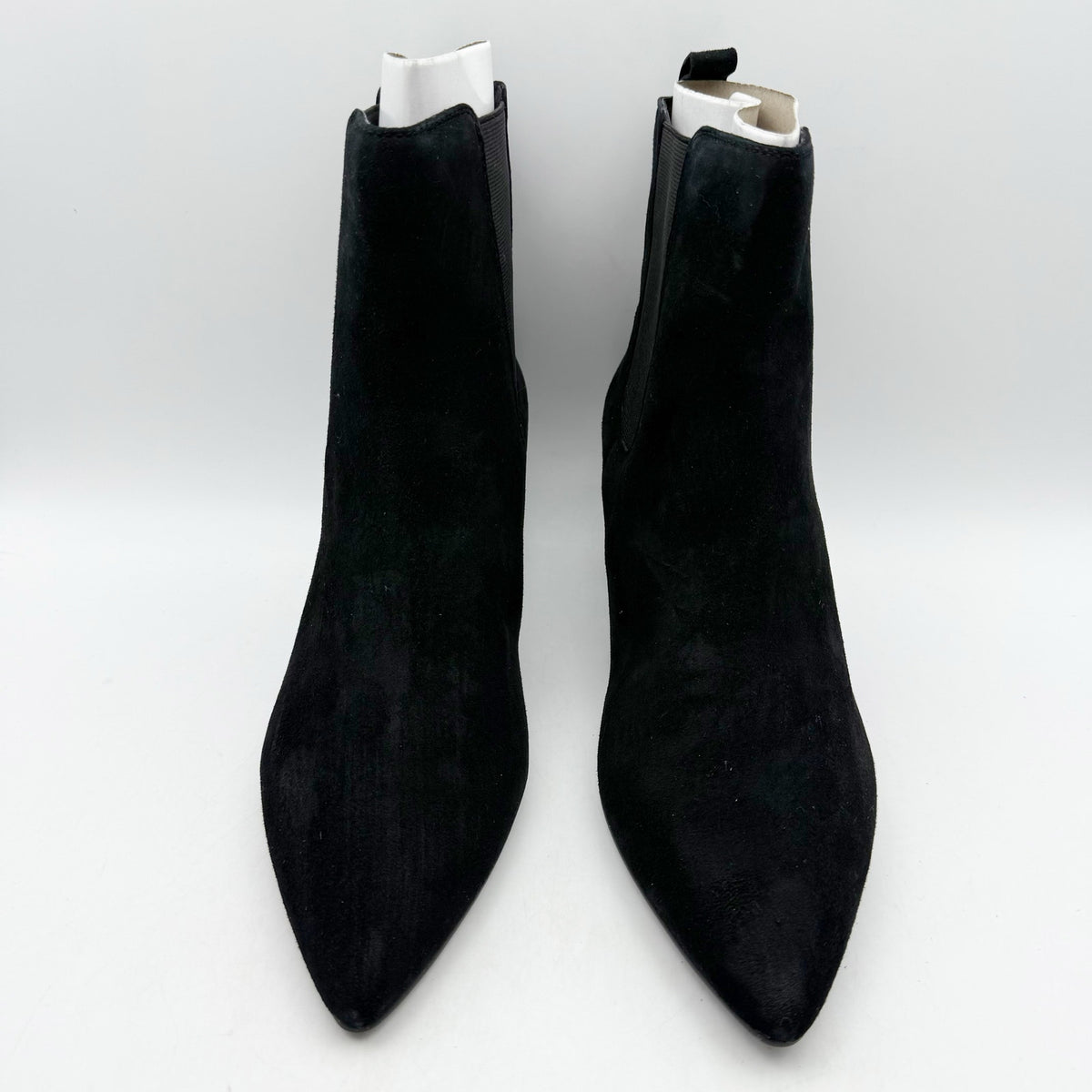 Dune London Womens Obvious Ankle Bootie EU 40 US 10 Black Suede NIB