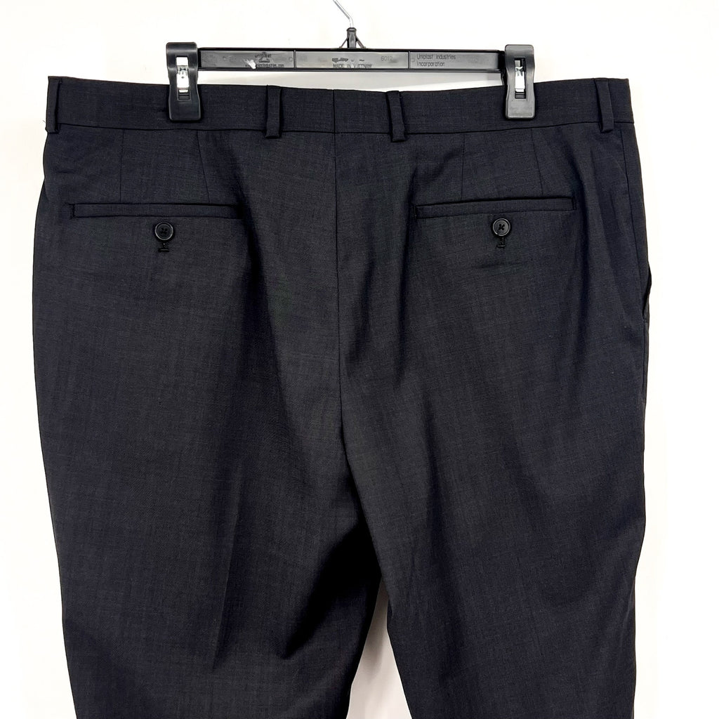 PENGUIN Men's Osman Flat Front Dress Pants 38X31 Navy Blue Wool Blend NWOT