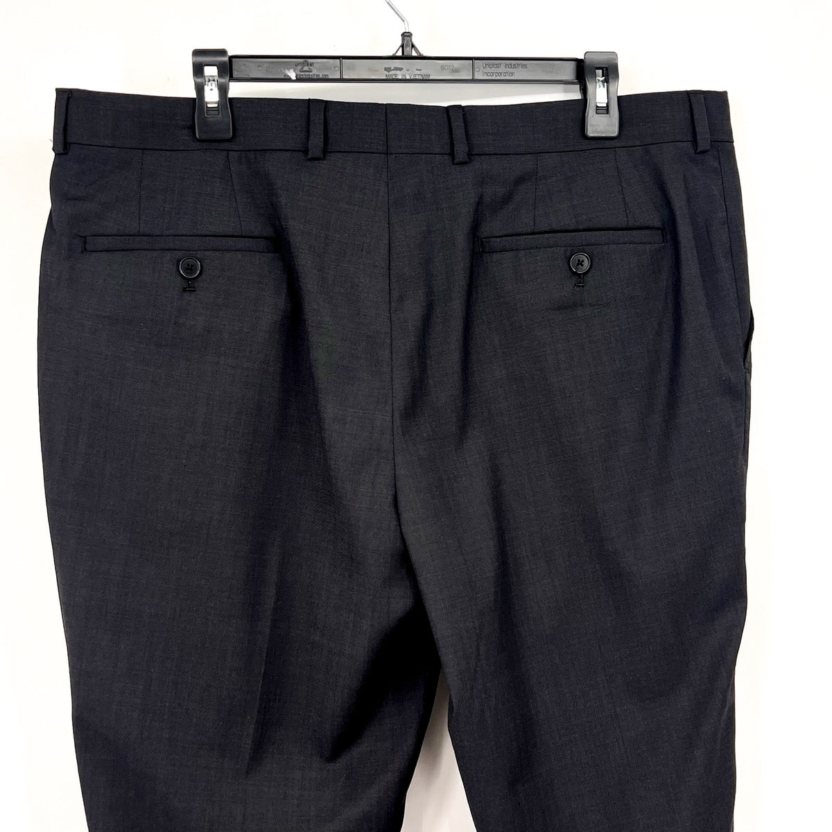 PENGUIN Men's Osman Flat Front Dress Pants 38X31 Navy Blue Wool Blend NWOT