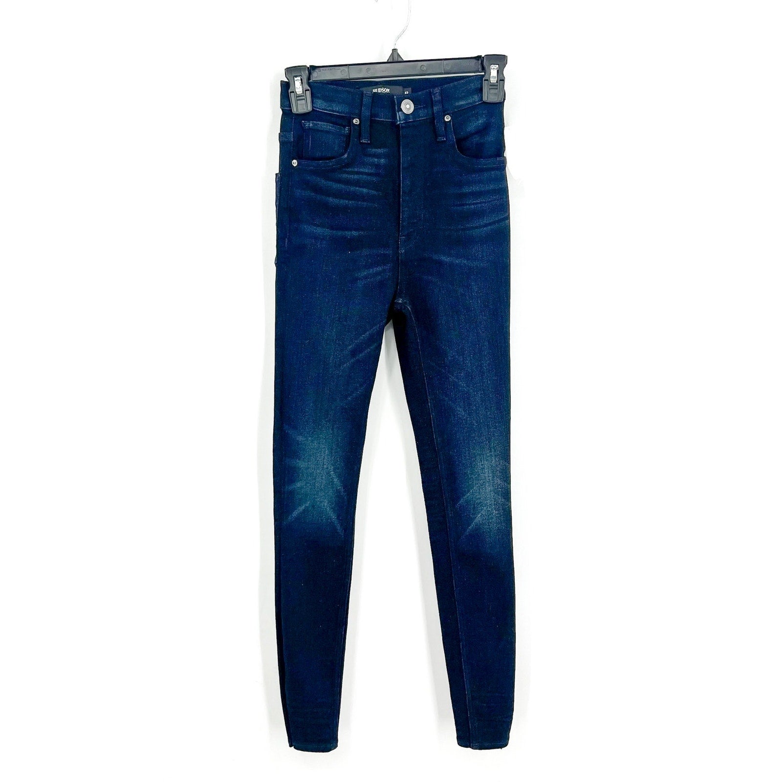 HUDSON JEANS Centerfold Super Skinny Jeans 23x28 Blue Extra-High-Rise NWOT