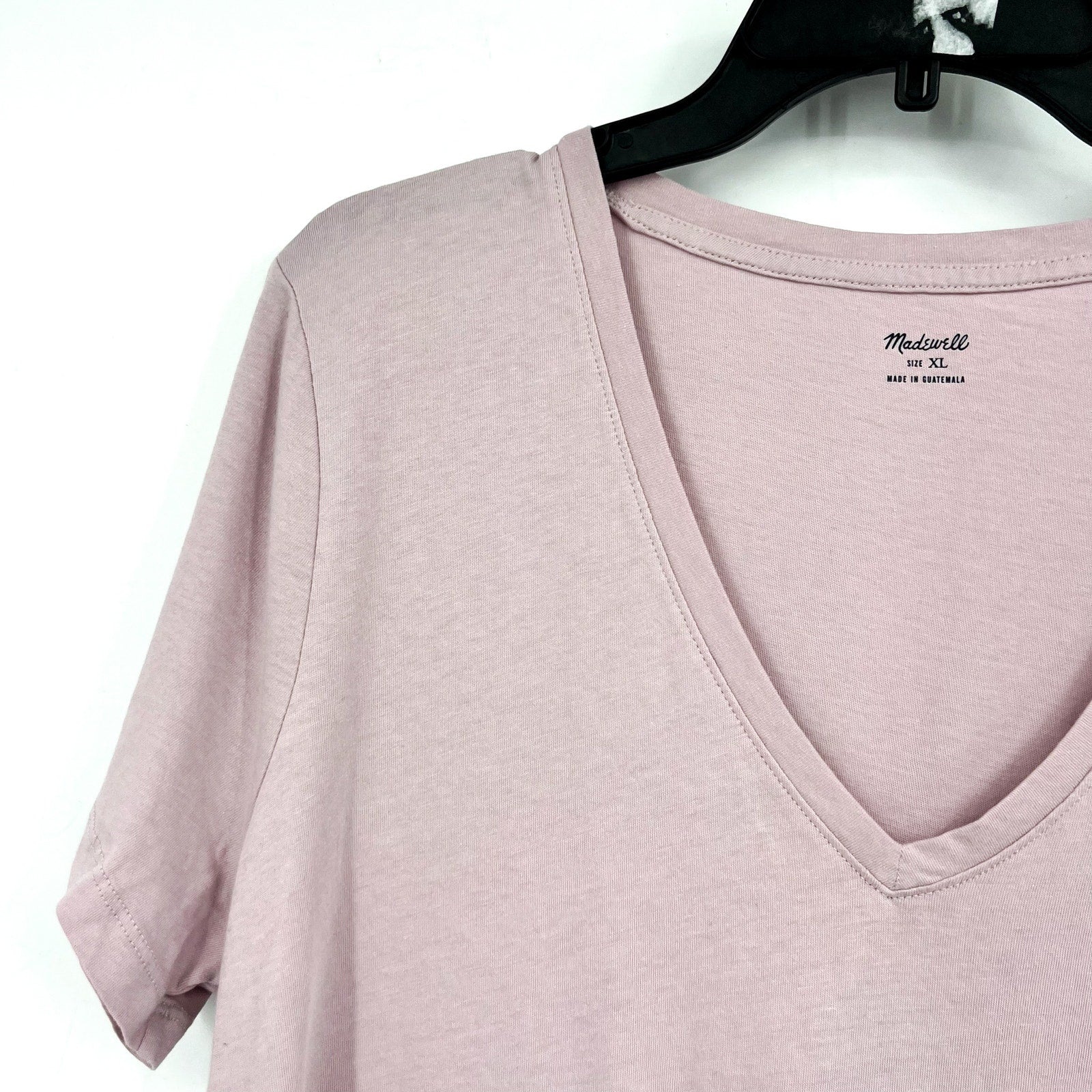 MADEWELL Women's Northside V-neck Tee XXL Purple Lilac Short Sleeve P2707 NWT