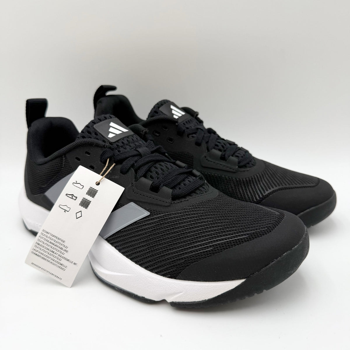 Adidas Womens Rapidmove 2 Athletic Shoes Size 10 Black White Training IH5256 NWT