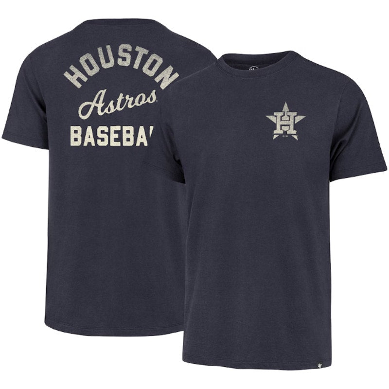47 BRAND Men's Houston Astros T-Shirt Large Atlas Blue Short Sleeve NWT