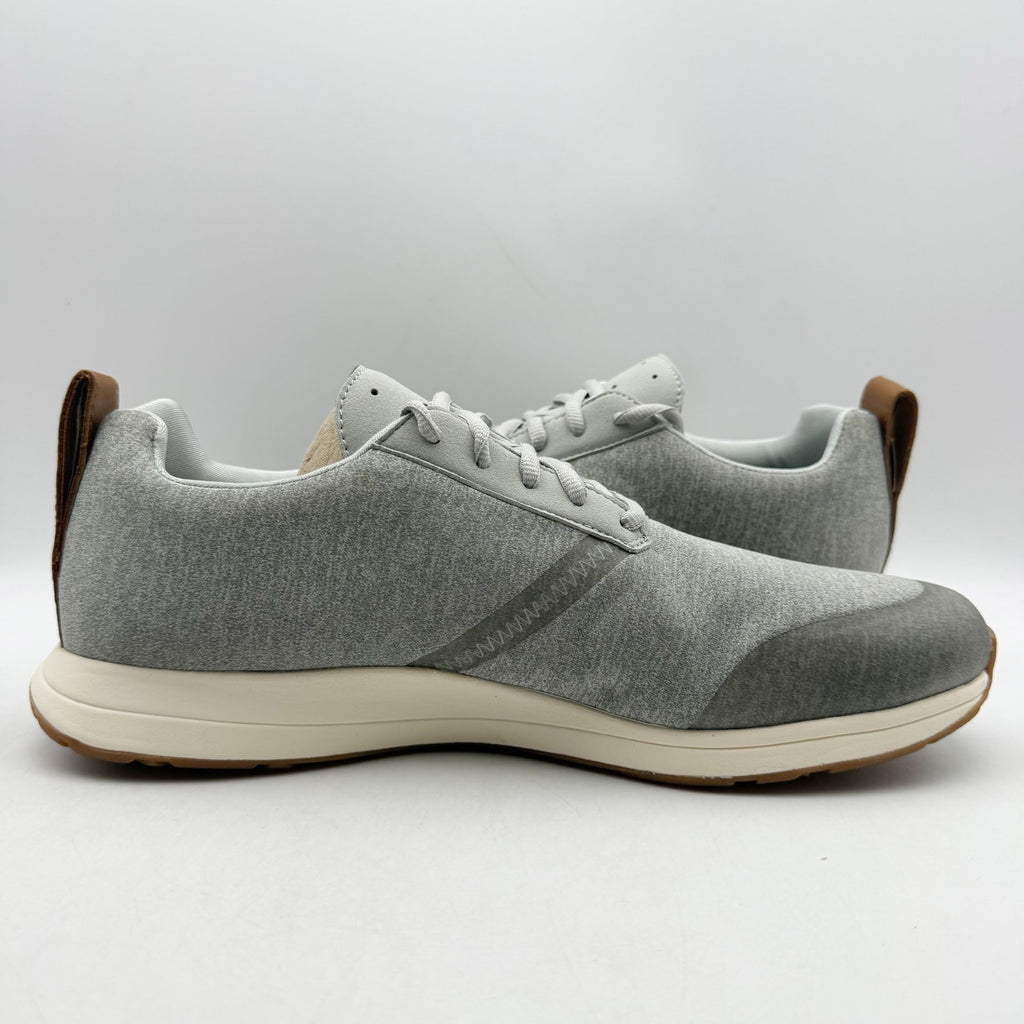 YORK Athletics Mens Henry Sweatshirt Casual Sneakers US 12 Gray Knit NIB