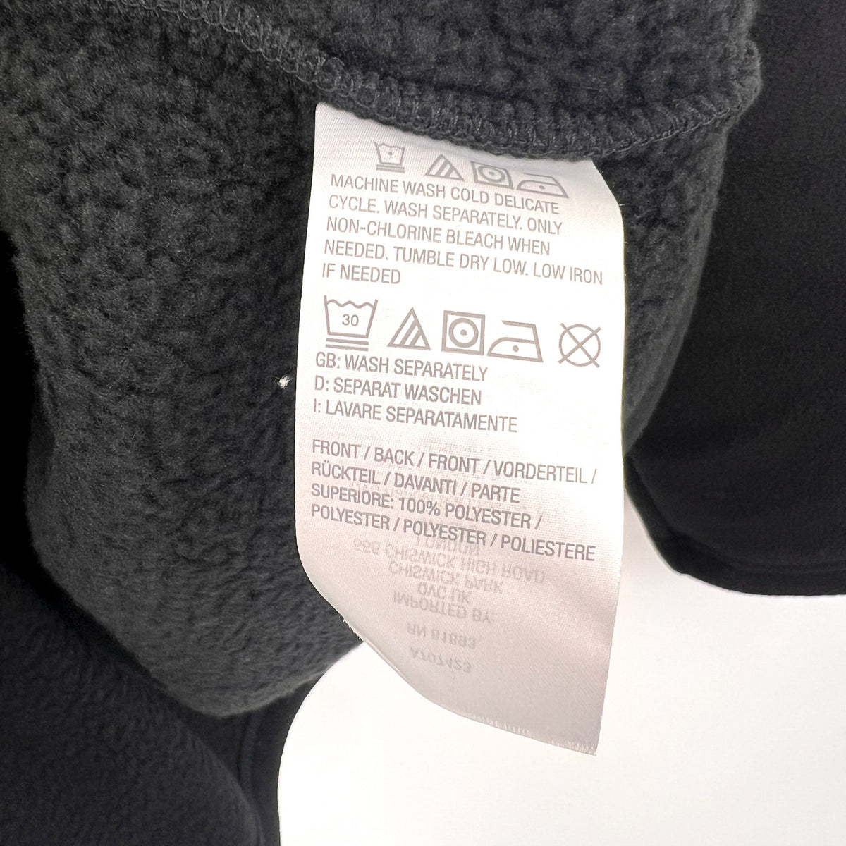 DENIM & CO. Women's Fleece Bonded Sherpa Jacket XL Black NWOT
