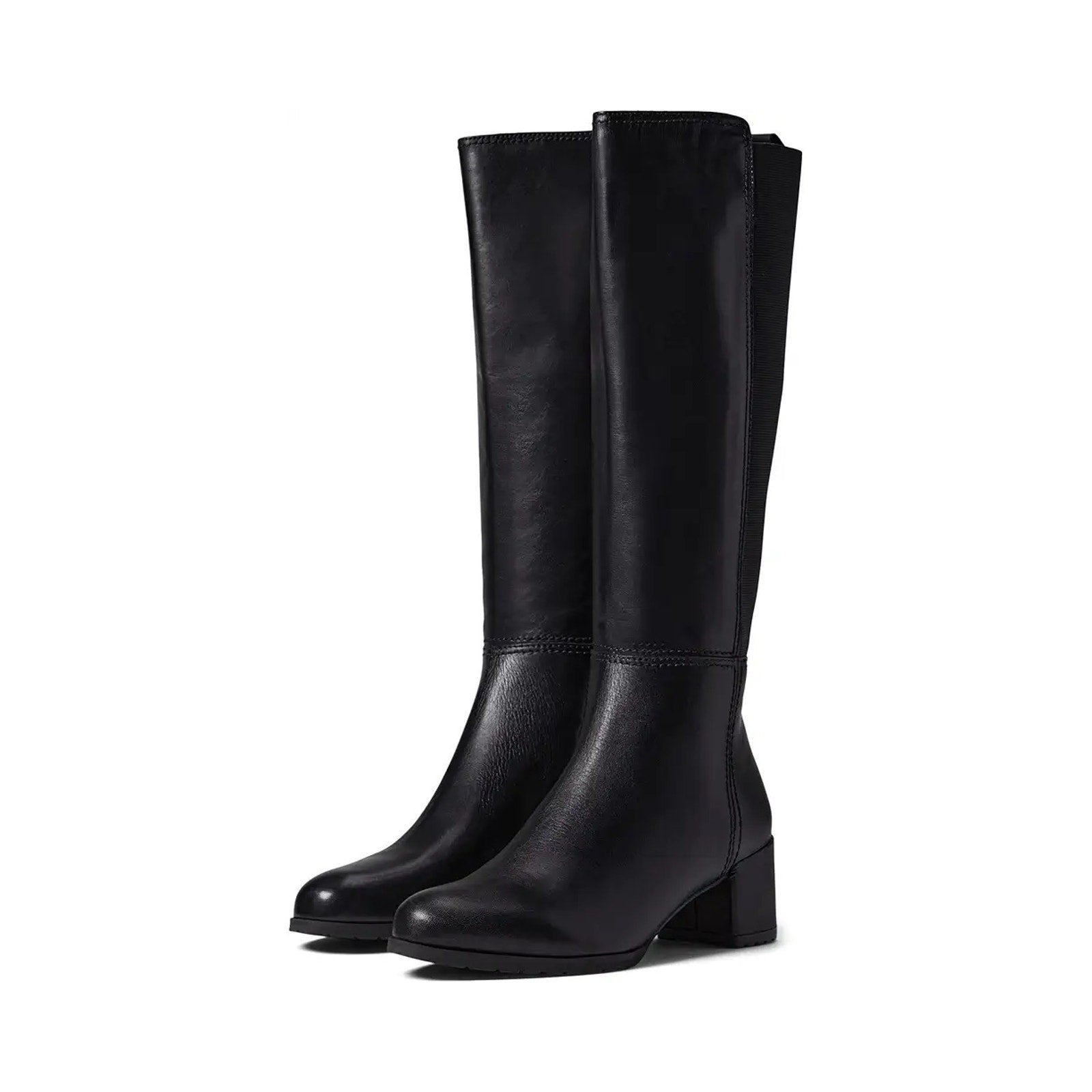 Naturalizer Women Brent Knee High Boot US 9 M Black Leather Weatherproof NIB