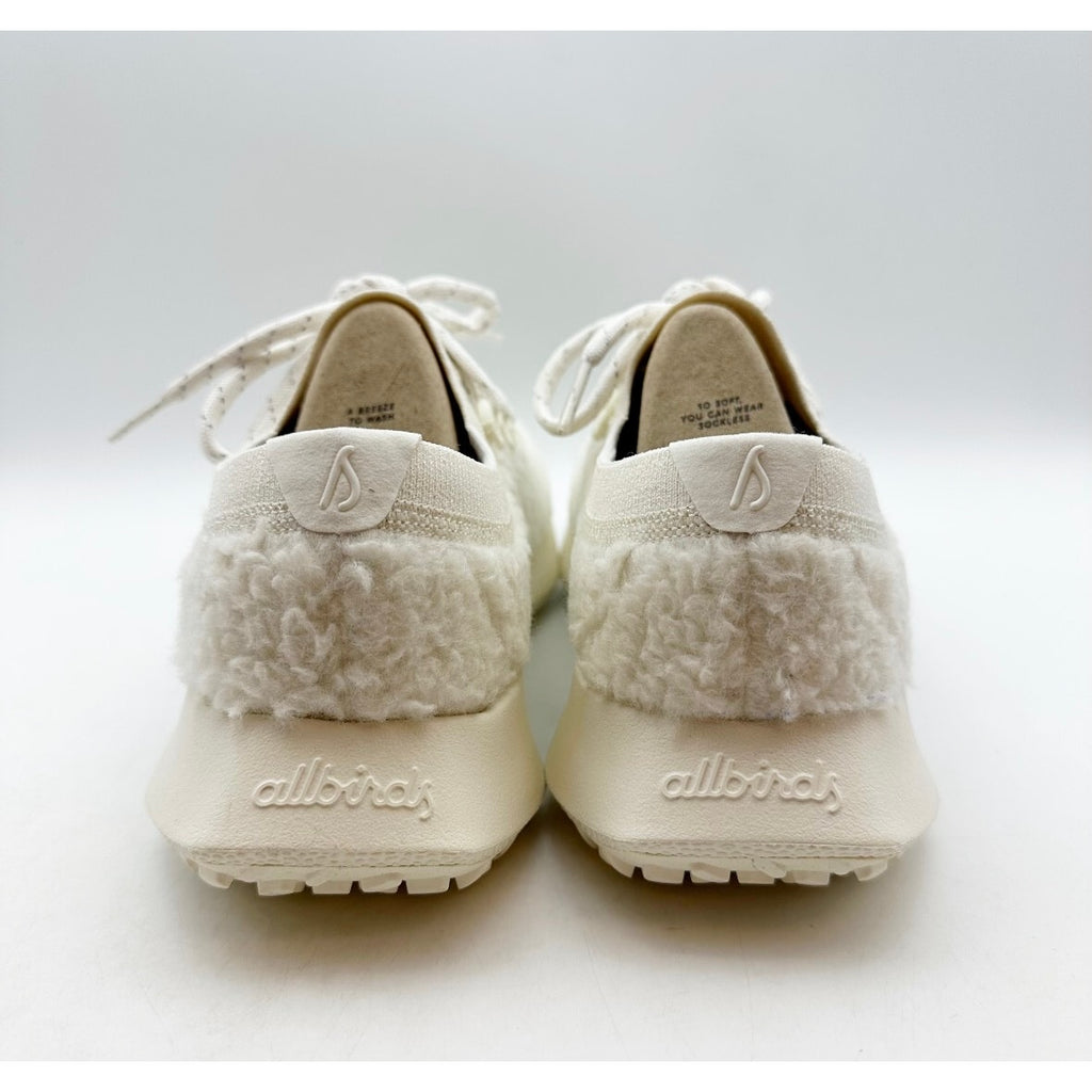 AllBirds Women's Wool Dasher 2 Fluffs Sneaker Size 7 EU 37 Natural White NIB