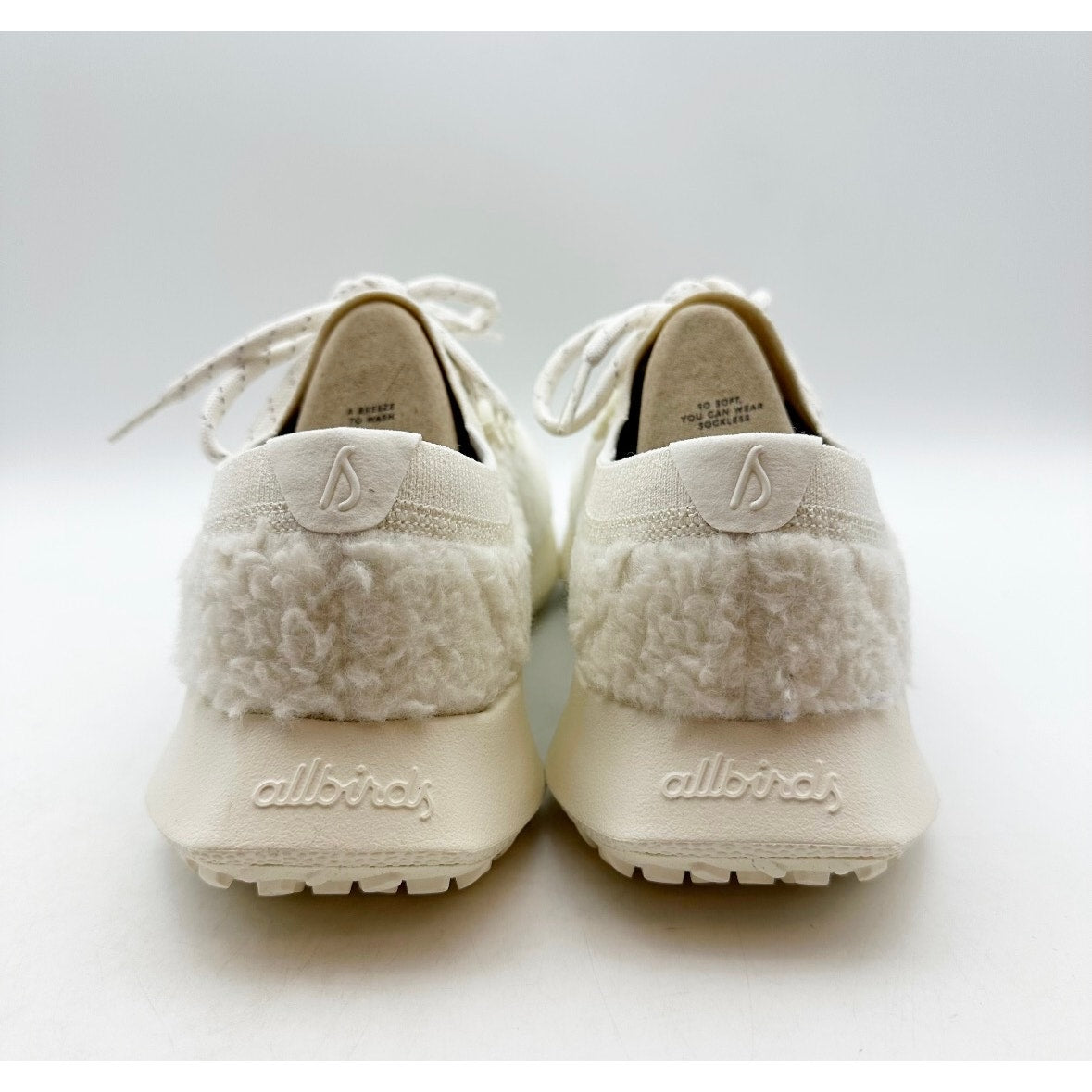 AllBirds Women's Wool Dasher 2 Fluffs Sneaker Size 7 EU 37 Natural White NIB