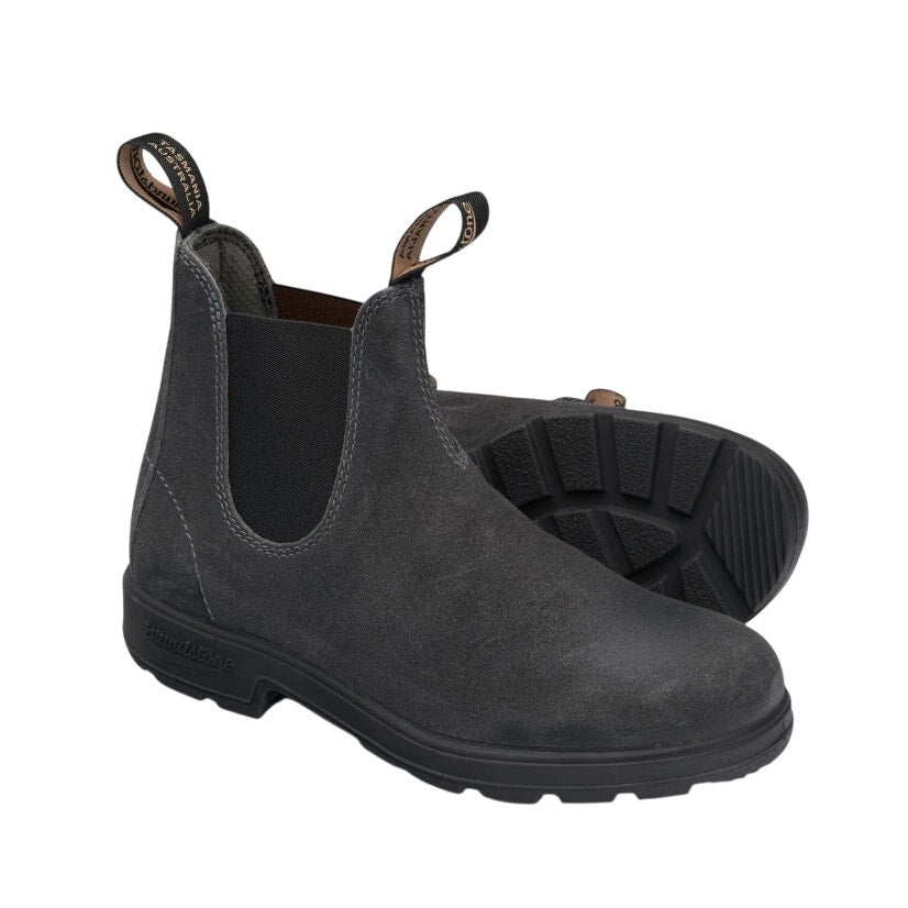 Blundstone Mens 1910 Chelsea Ankle Boots AUS 8 US 9 Grey Suede NIB
