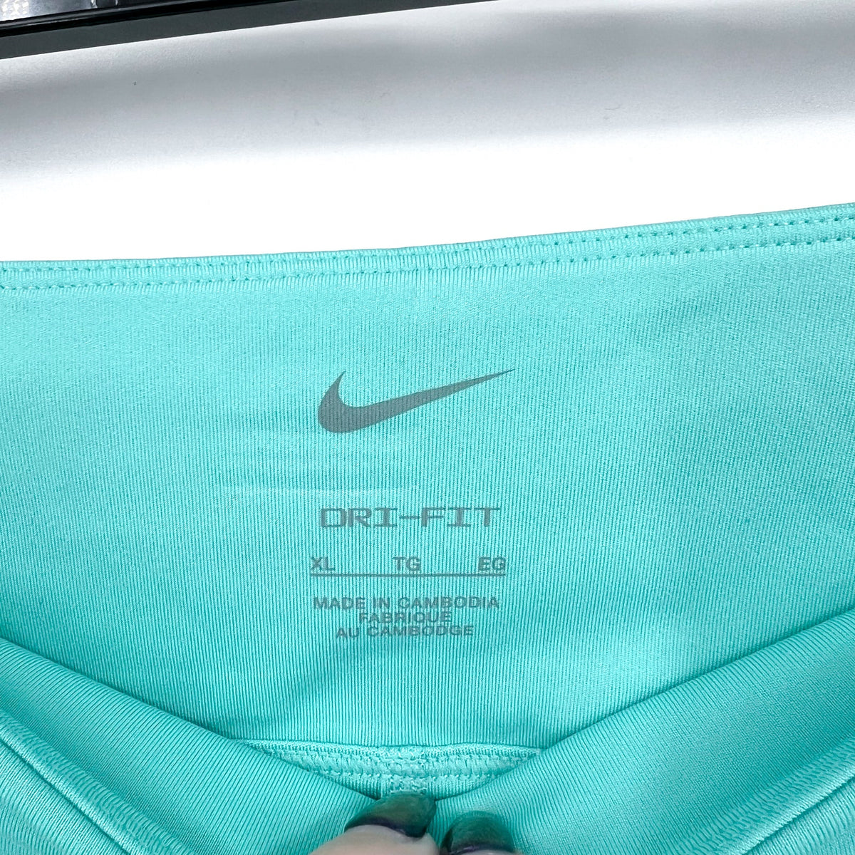 NIKE Women's Dri-Fit Pleated Tennis Skirt XL Glacier Blue Print Skort NWT