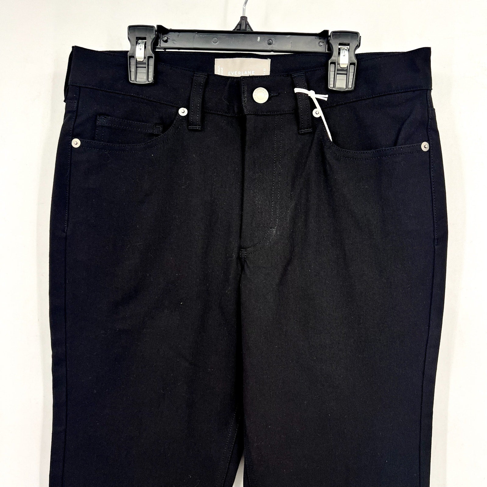 EVERLANE Men's The Performance 5-Pocket Pants 28x32 Black Chinos NWT