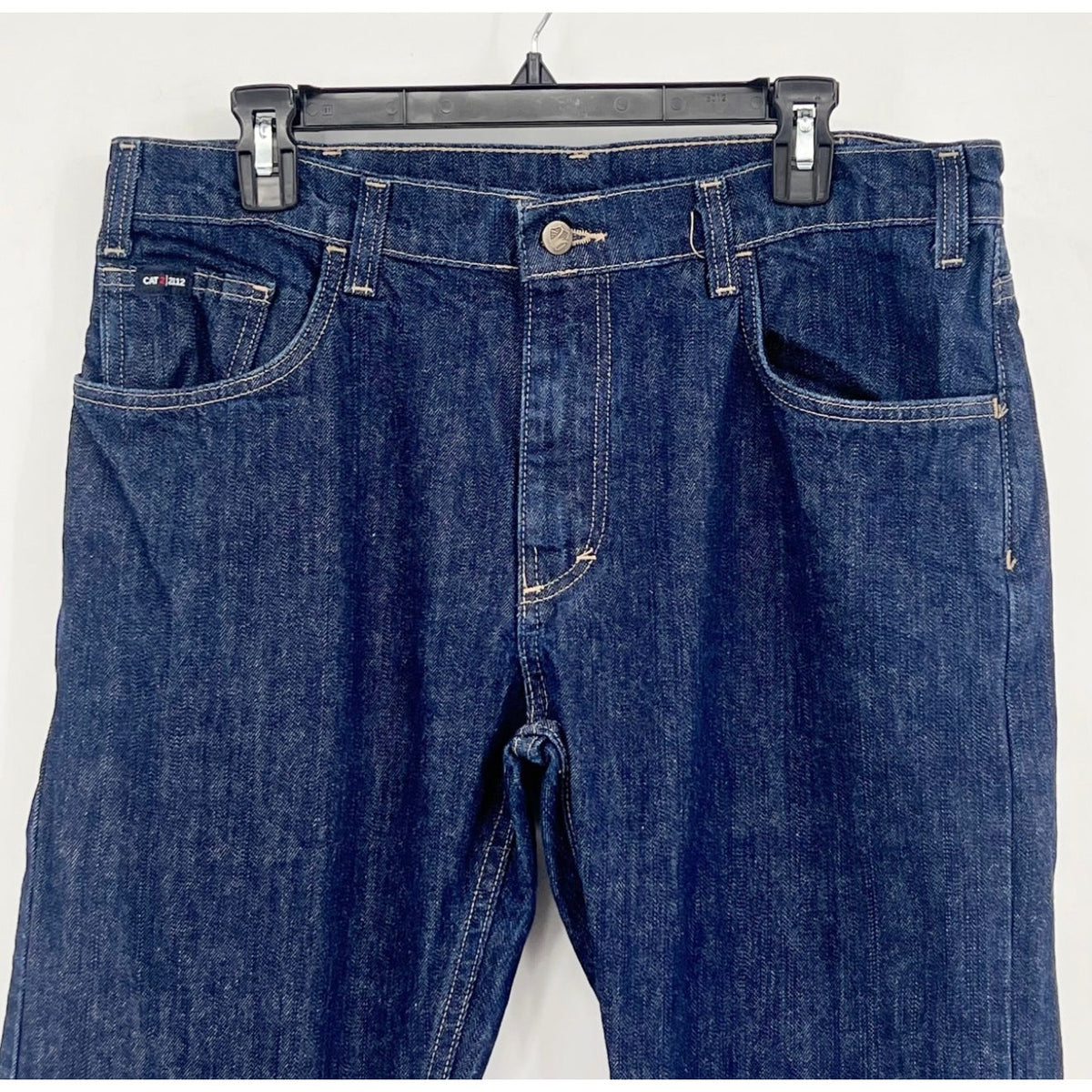 Tyndale Men's Versa Regular Fit Flex FR Jeans 34x30 Dark Blue NWOT