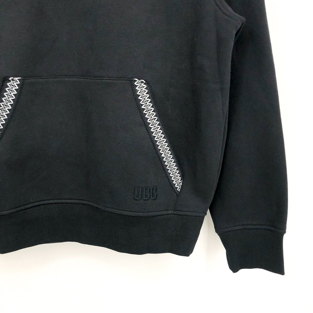 UGG Men's Tasman Pullover Hoodie Small Black Tarr Sweatshirt UGGBraid NWT