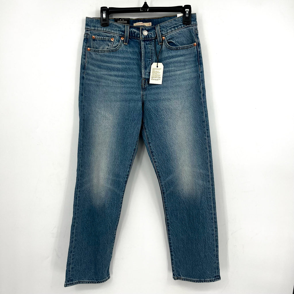 LEVI'S Womens Wedgie Straight Jeans 29x28 US 8 Calling All Blue 34964-0178 NWT