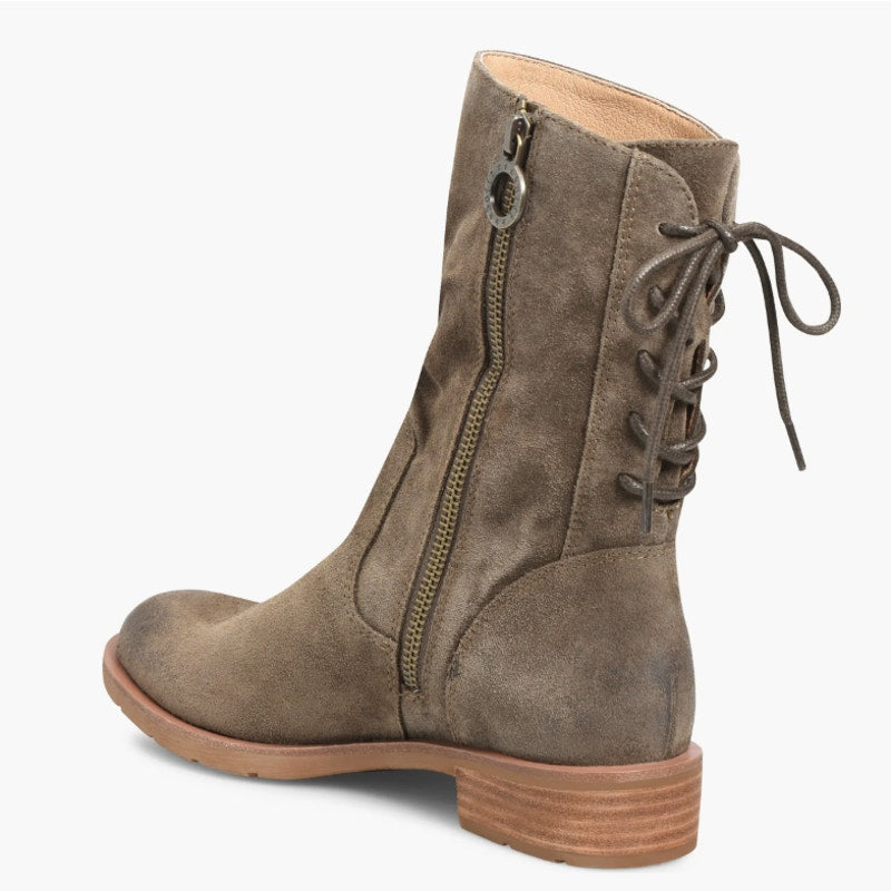 Sofft Womens Sharnell Heel Low Boots US 10 M EU 42 Taupe Suede NIB