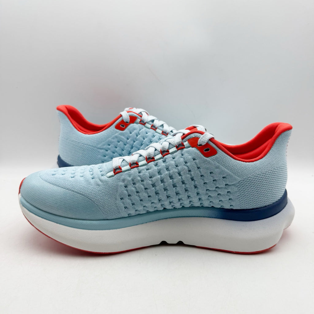 Rabbit Mens Dream Chaser Running Shoes Size 9.5 Crystal Blue White Athletic NIB