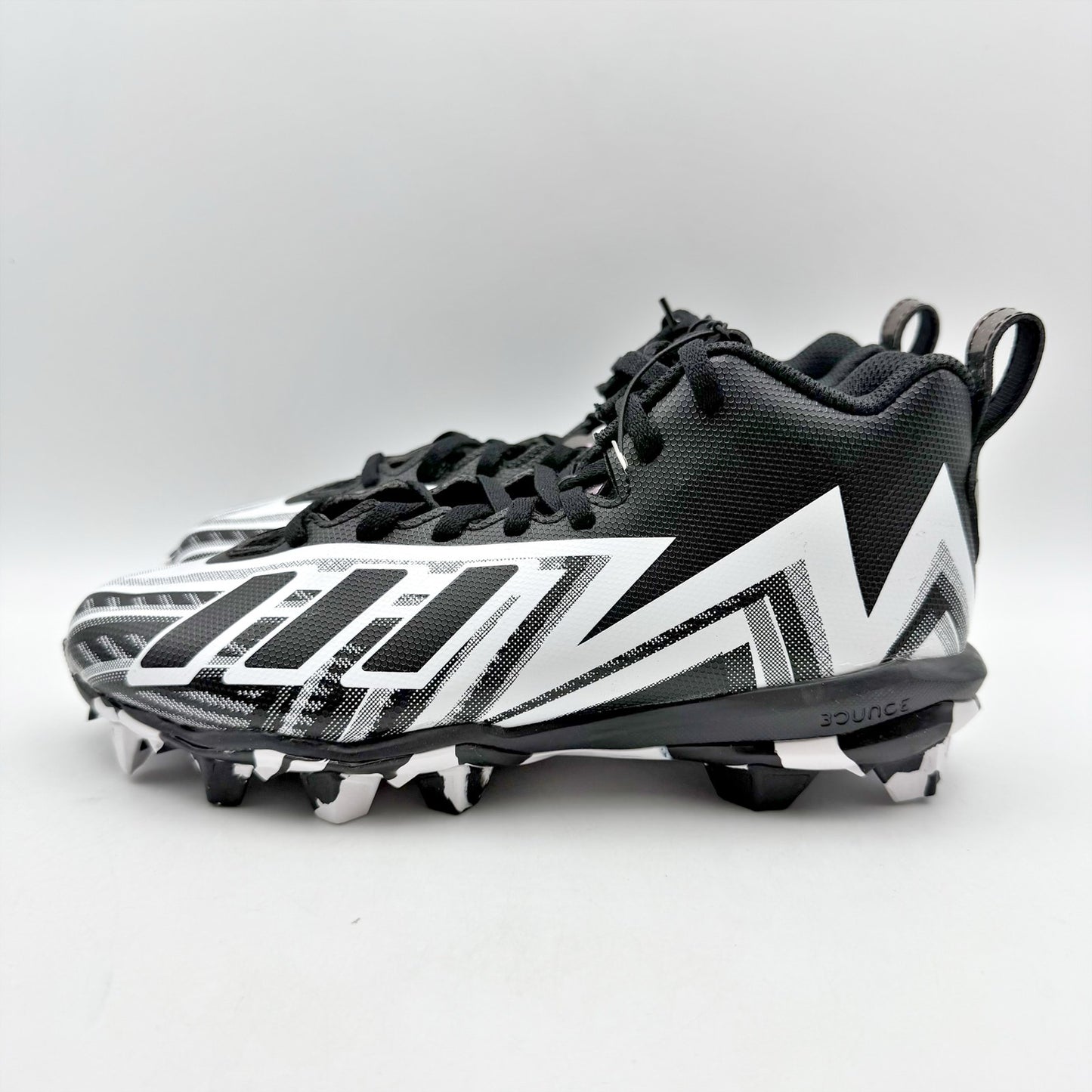 Adidas Youth Freak Spark MD 23 Football Cleats US 4.5 Black White Athletic NWOB