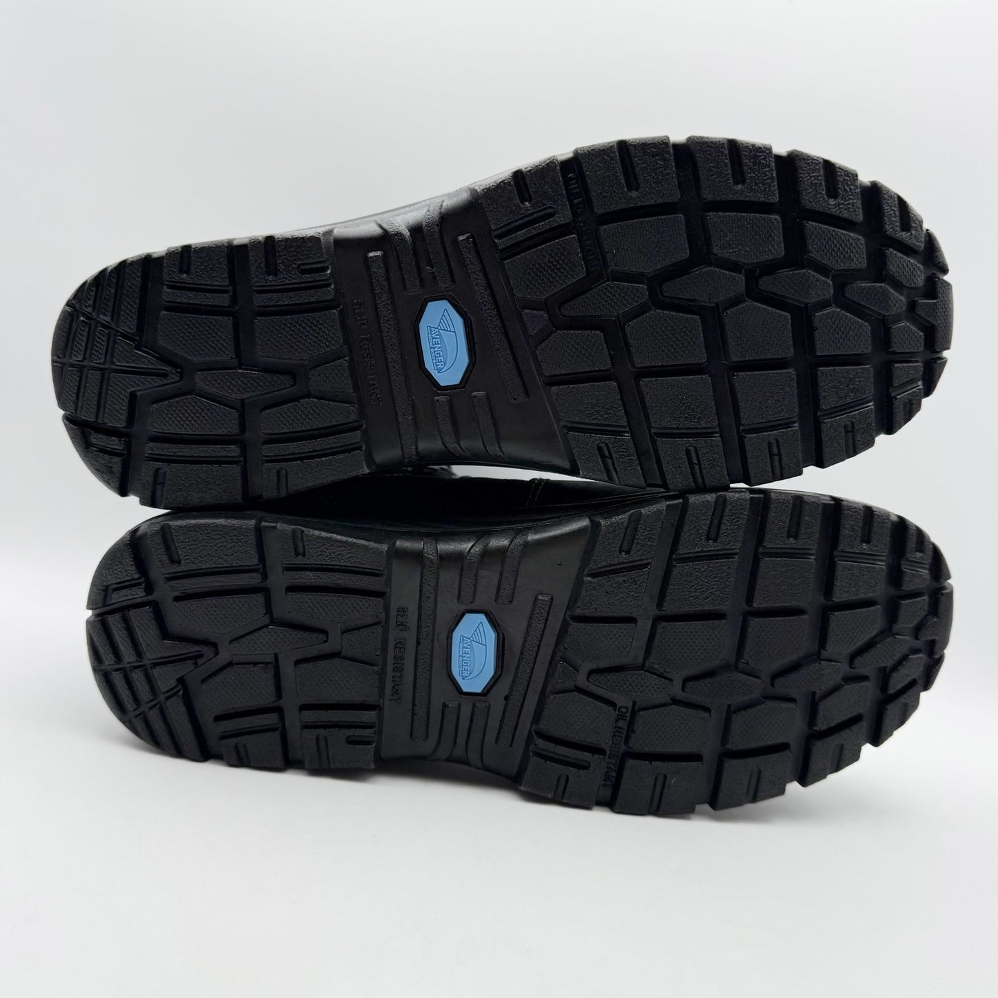 Avenger Women Framer A7127 CT Work Boot US 9 B Black Blue Leather Waterproof NIB