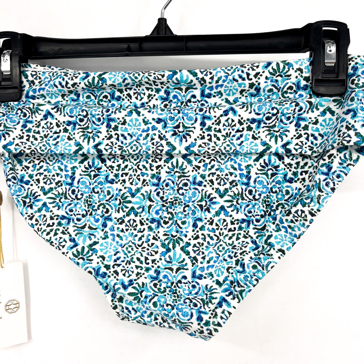 HELEN JON Women's Convertible Hipster Bikini Bottom Small Blue Montrose NWT