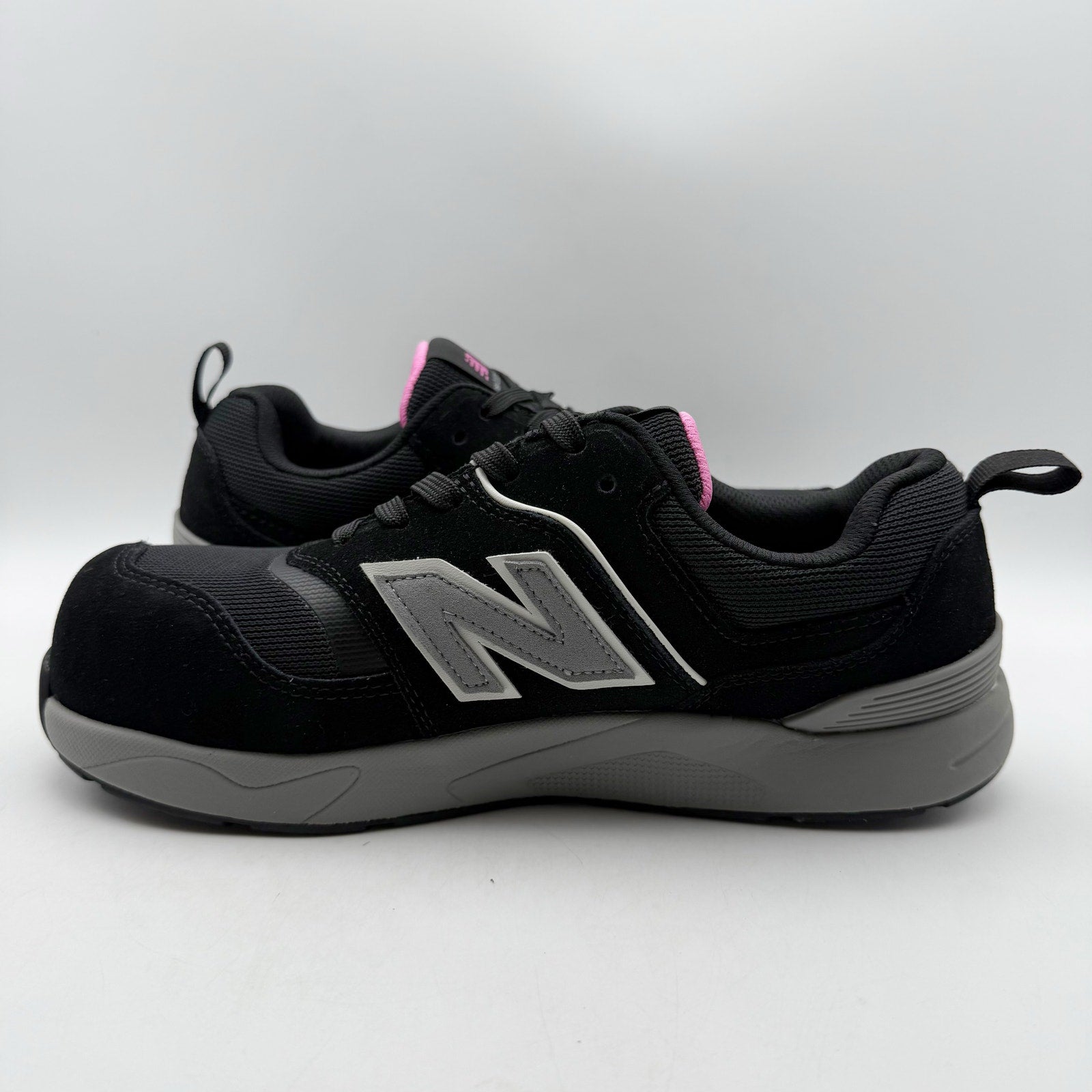 New Balance Womens Elite Lite Work Sneakers US 6.5 EU 37.5 Black Pink CT SR NIB