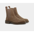 Saint Morta Men's Chunky Chelsea Boots Size 11 EU 45 Mocha Brown Suede NIB