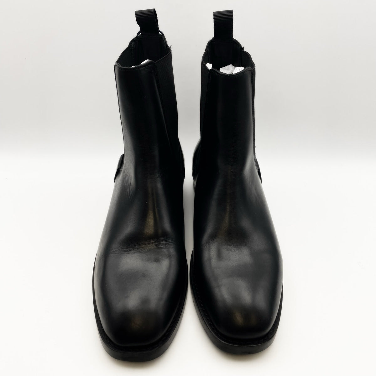Gant Women's Fayy Chelsea Boots Size 7.5 EU 39 Black Leather Pull-On NWOB