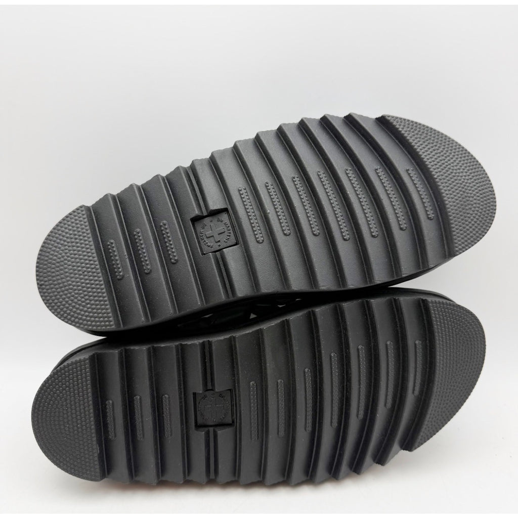 Dr. Martens Womens Blaire Sandals US 9 EU 41 Black Vegan Leather Platform NWOB
