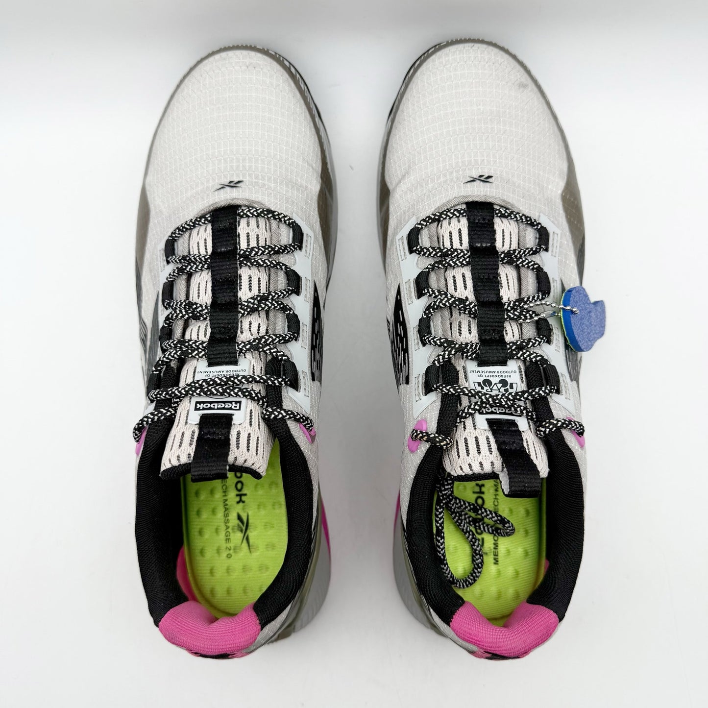 REEBOK Womens Nano X1 Adventure Comp Toe Work Shoes 12 Wide White Green SR NIB