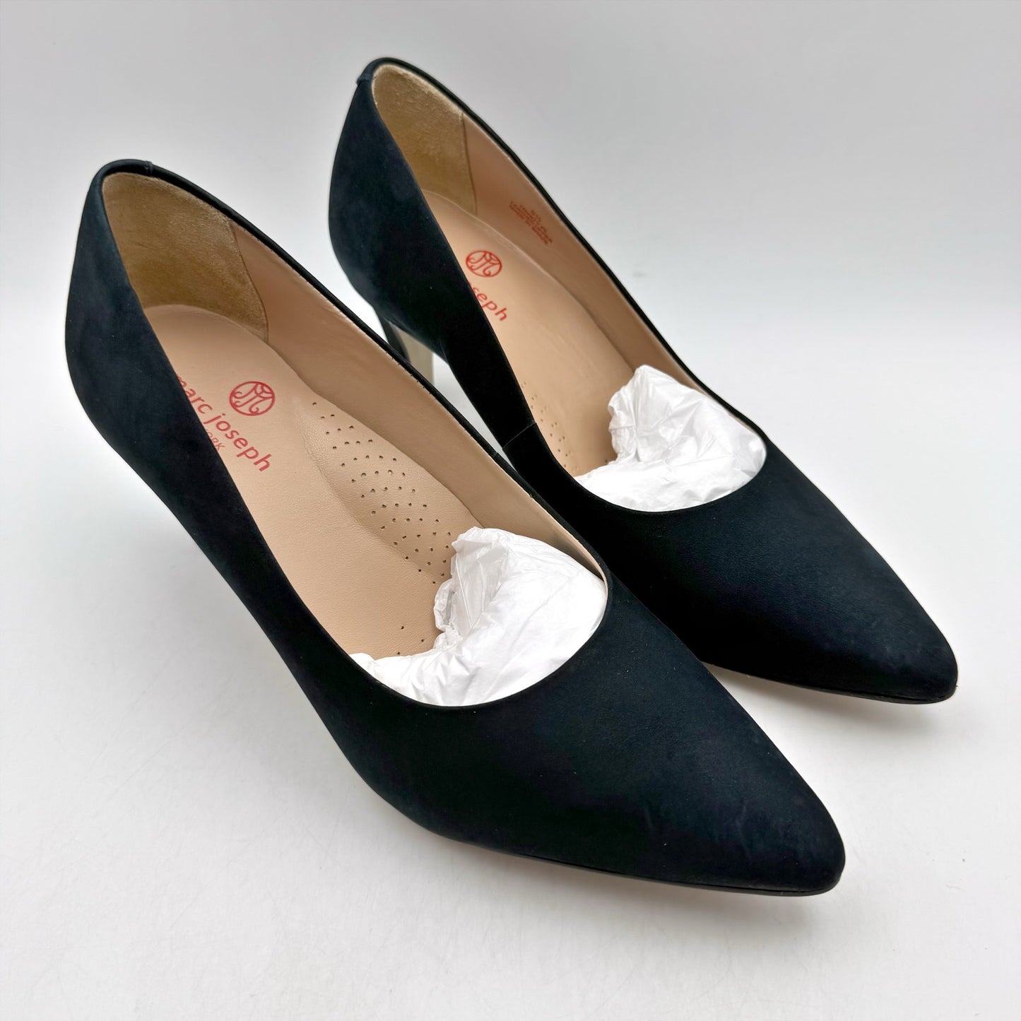 Marc Joseph Womens Trinity PL Pump US 9.5 EU 40.5 Navy Blue Suede NIB