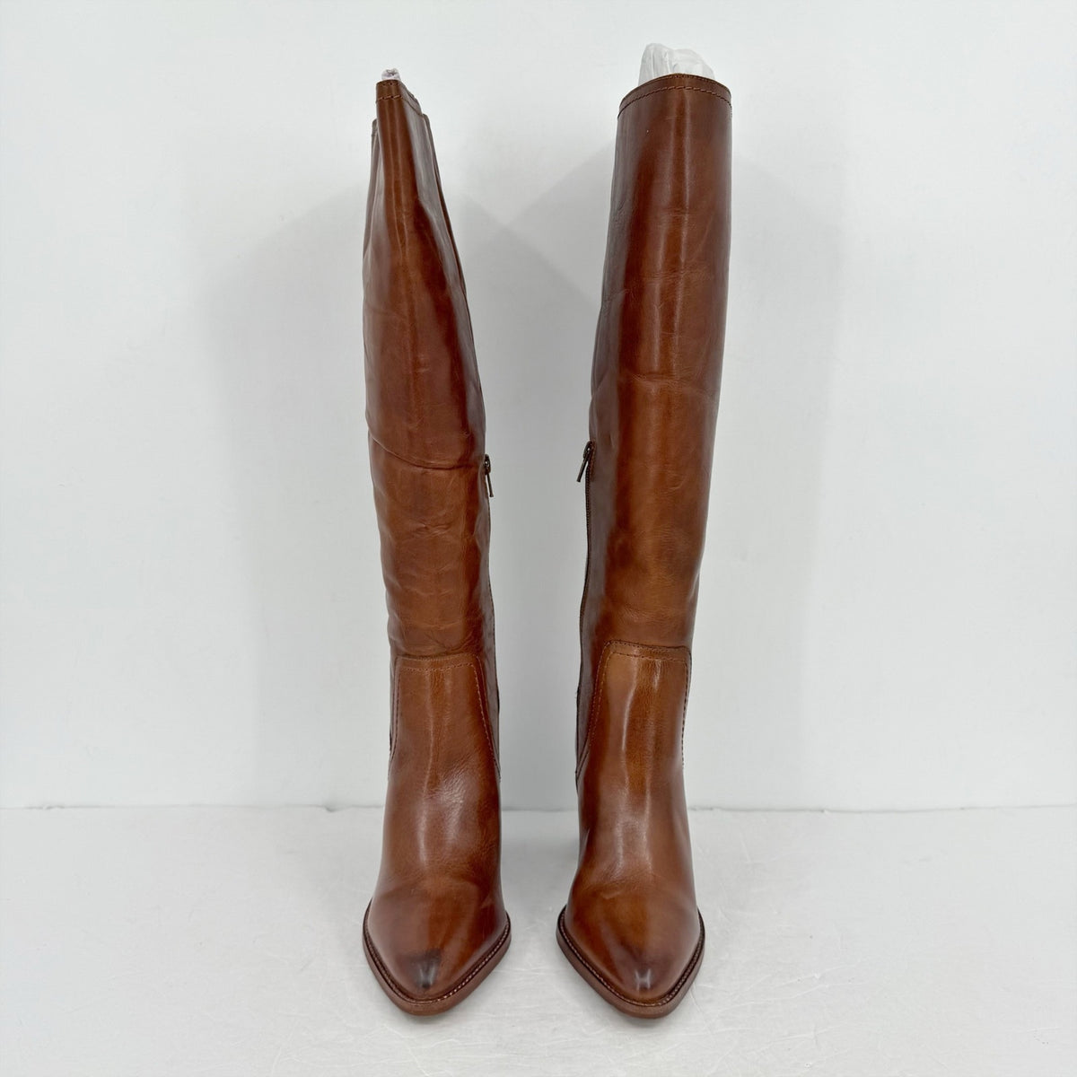 Diba True Womens True Do Knee High Boots Size 6.5 M Brown Leather NWOB