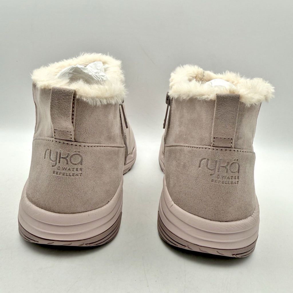 Ryka Womens Amber Ankle Boots Size 11 M EU 42 Pink Taupe Suede NIB