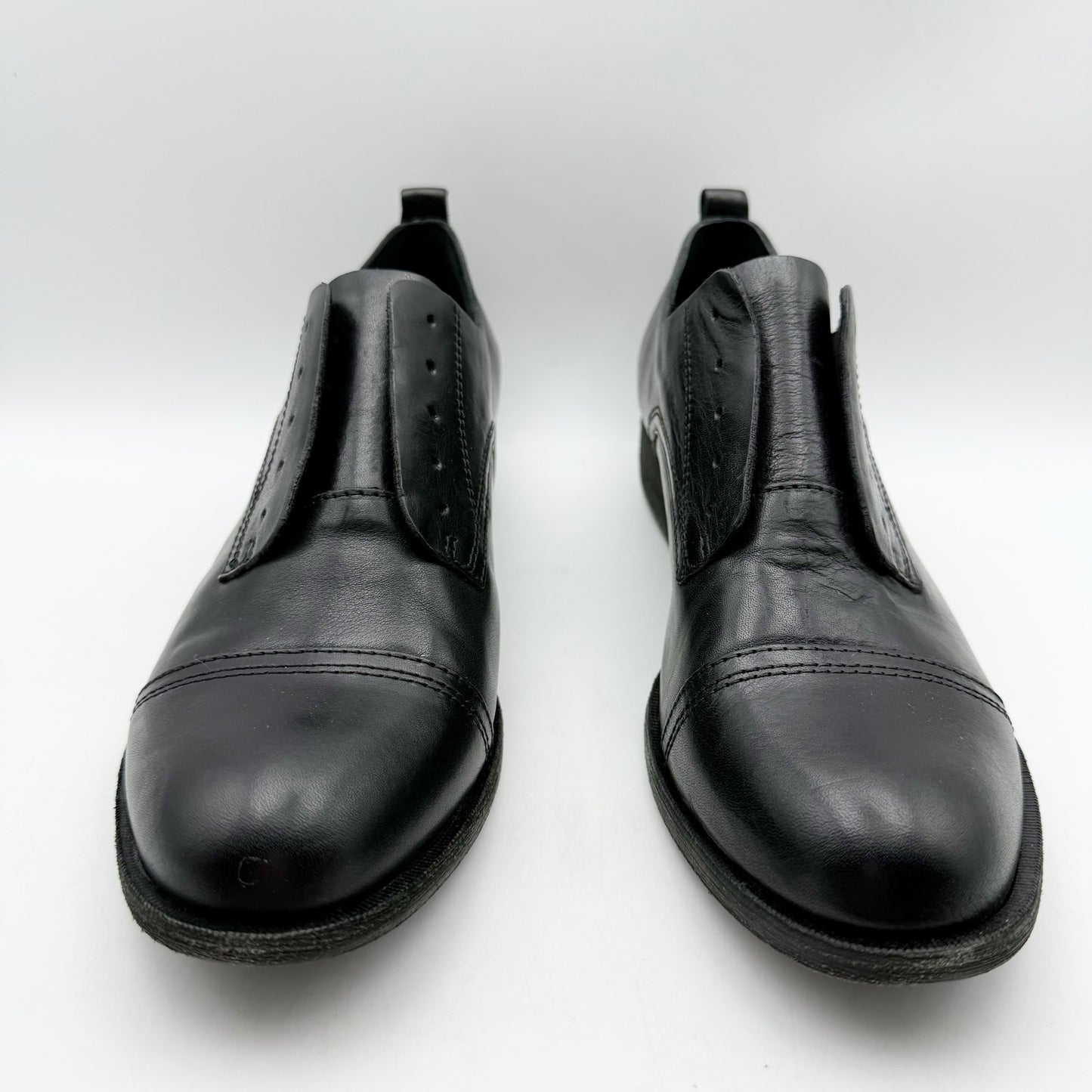 Kork-Ease Womens Rori Shoes US 9.5 M EU 40 Black Leather Slip On NIB